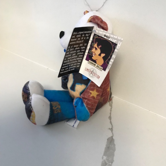 Limited Treasures Elvis Is  Bear Beanie #18 from 2006 NWT - Picture 2 of 7